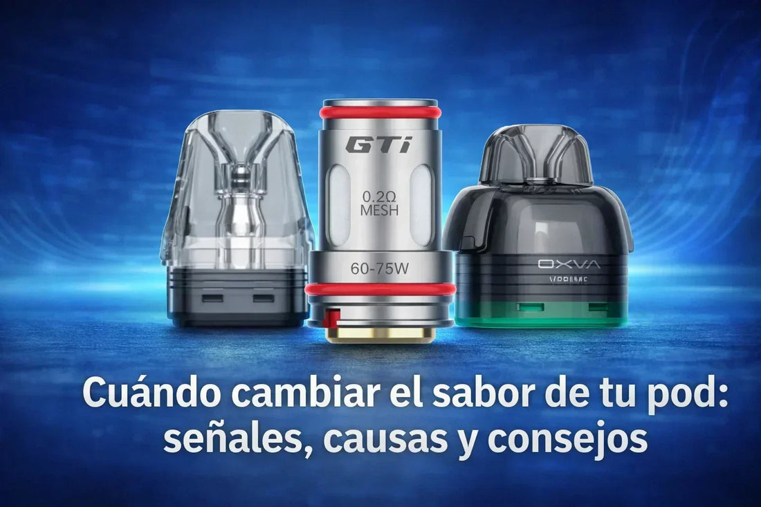Portada sobre cuándo cambiar el sabor de tu pod
