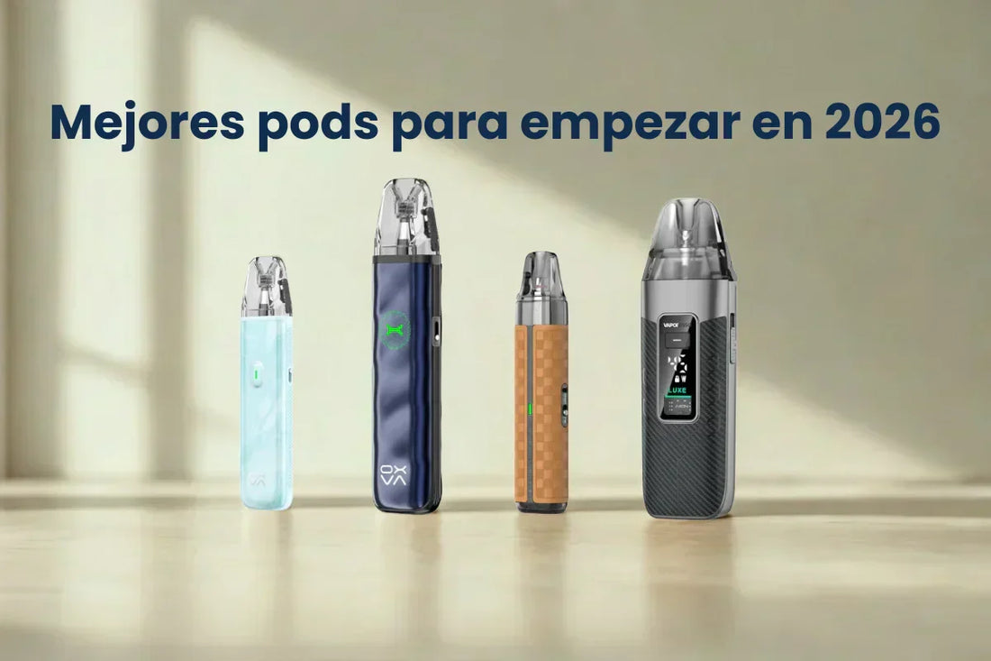 Mejores pods para empezar a vapear en 2026 con diferentes dispositivos recomendados para principiantes