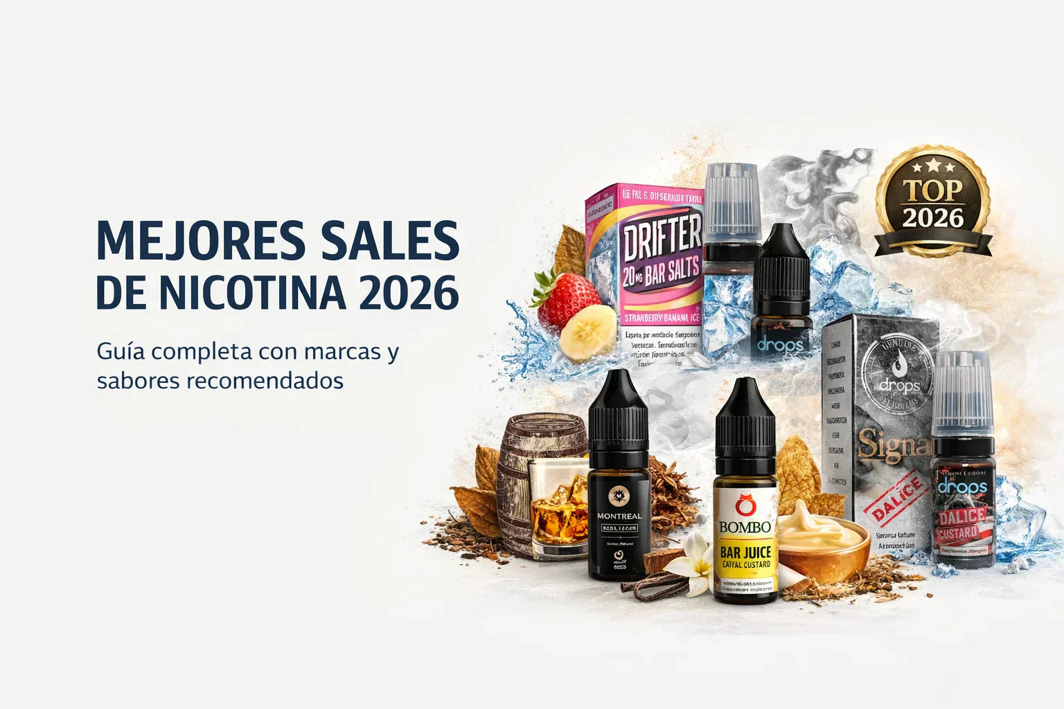 mejores sales de nicotina 2026 marcas y sabores recomendados