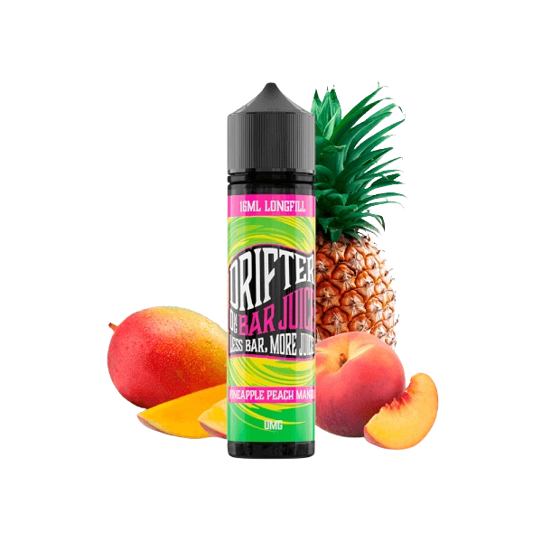 Drifter Bar Pineapple Peach Mango Longfill 16 ml – Mezcla Tropical Dulce y Jugosa
