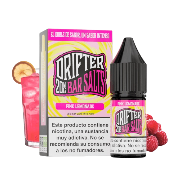 Drifter Bar Salts Pink Lemonade 10ml – Limonada Rosa Dulce y Refrescante