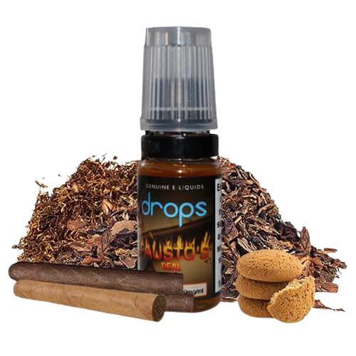 Drops Salts Fausto’s Deal 10 ml – Tabaco Selecto con Dulzor Sutil y Estilo RY4