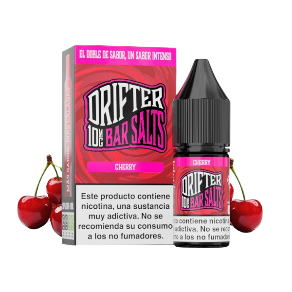Drifter Bar Salts Cherry 10ml – Cereza Intensa, Jugosa y Atractiva