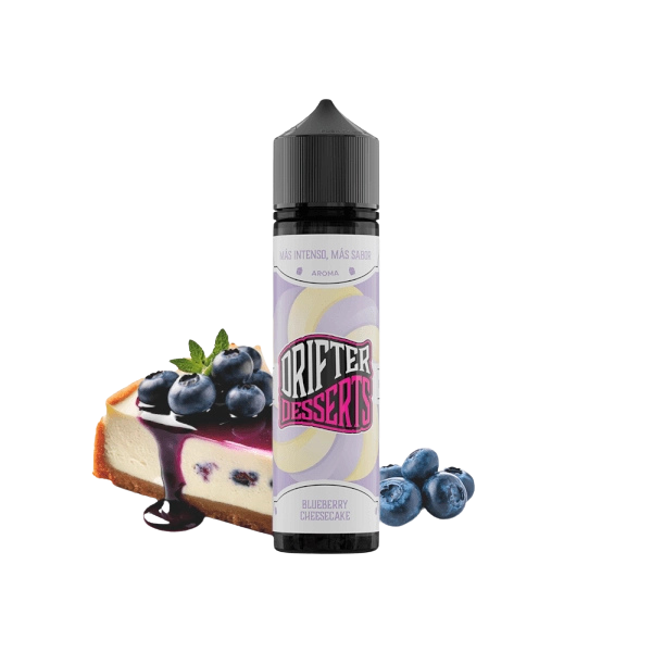 Drifter Desserts Blueberry Cheesecake Longfill 16 ml – Aroma Tarta de Queso con Arándanos Cremosa