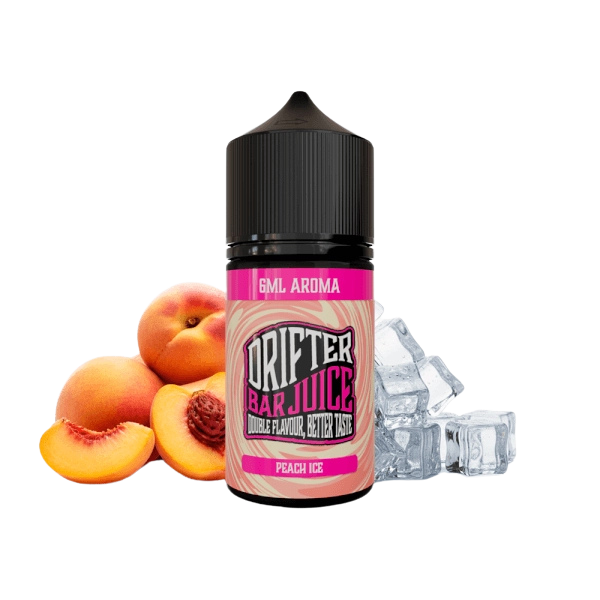 Drifter Bar Peach Ice 6ml: Melocotón Maduro con un Frescor Helado Suave y Revitalizante