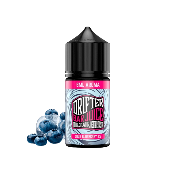 Drifter Bar Sour Blueberry Ice 6ml: Arándano Ácido con un Frescor Helado Intensamente Revitalizante
