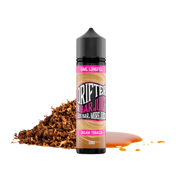 Drifter Bar Cream Tobacco Longfill 16 ml – Aroma Tabaco Suave con Toque de Caramelo