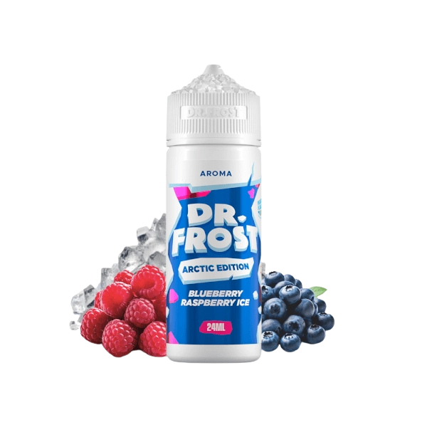 Dr Frost Blueberry Raspberry Ice 24ml: Arándanos y Frambuesas con Frescor Extremo