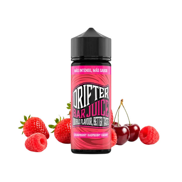 Drifter Bar Strawberry Raspberry Cherry Longfill 24ml – Fresa, Frambuesa y Cereza en Explosión de Frutos Rojos