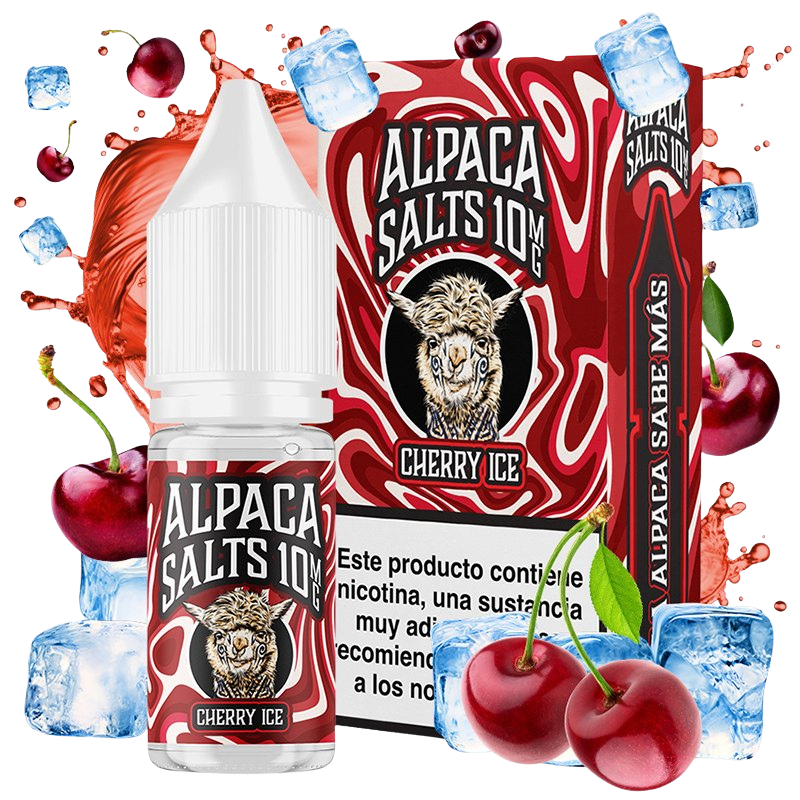 Cherry Ice 10ml Alpaca Salts | Sales de Nicotina Sabor Cereza con Hielo