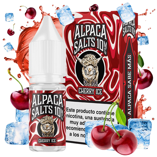 Cherry Ice 10ml Alpaca Salts | Sales de Nicotina Sabor Cereza con Hielo
