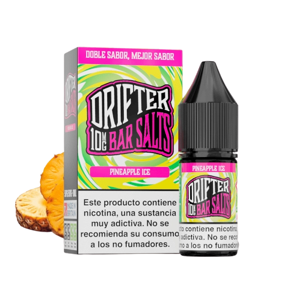 Drifter Bar Salts Pineapple Ice 10ml – Piña Tropical con Hielo Refrescante