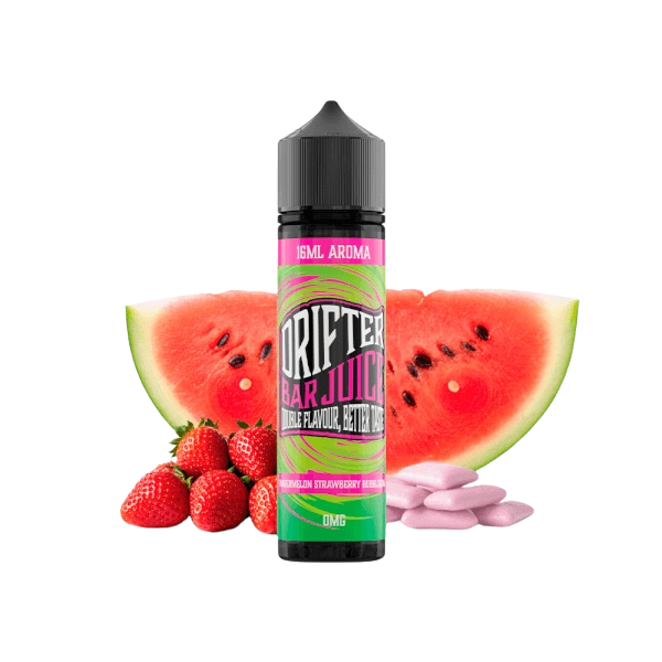 Drifter Bar Watermelon Strawberry Bubblegum Longfill 16 ml – Aroma Sandía, Fresa y Chicle Dulce