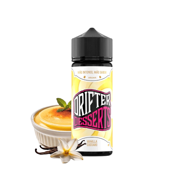 Drifter Desserts Vanilla Custard Longfill 24ml – Natillas de Vainilla Suaves y Cremosas