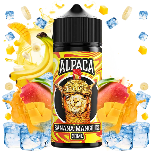 Alpaca Banana Mango Ice Longfill 20ml aroma sabor plátano mango hielo