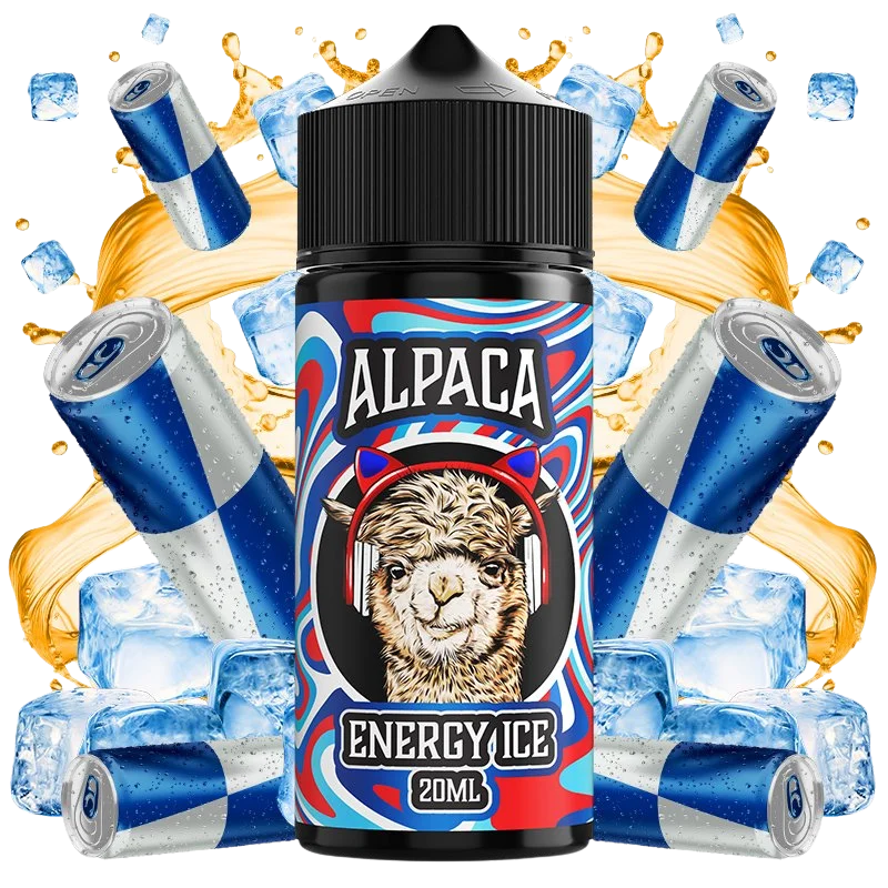Alpaca Energy Ice longfill 20ml bebida energética hielo