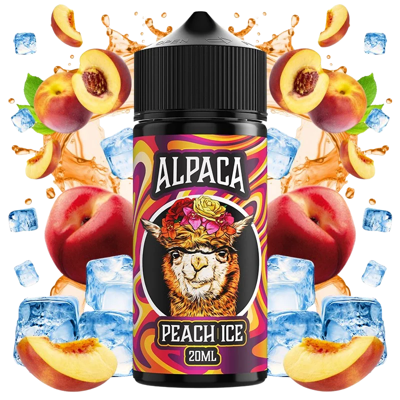 Alpaca Peach Ice longfill 20ml melocotón hielo