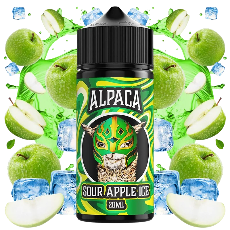 Alpaca Sour Apple Ice longfill 20ml manzana verde hielo