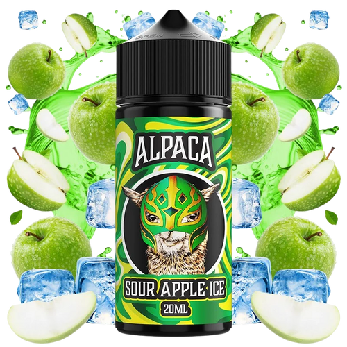Alpaca Sour Apple Ice longfill 20ml manzana verde hielo