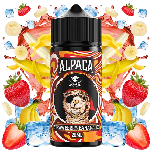 Alpaca Strawberry Banana Ice longfill 20ml fresa plátano hielo