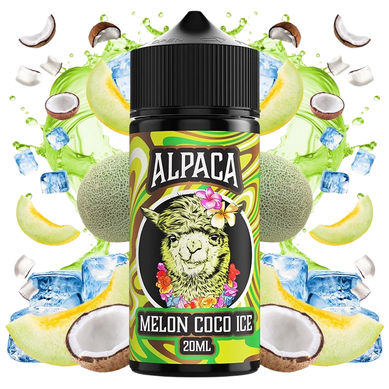 Alpaca Melon Coco Ice Longfill 20ml aroma sabor melón coco hielo