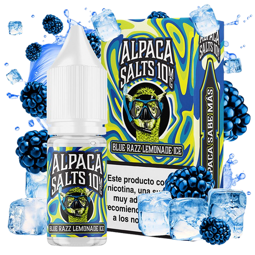 Alpaca Salts Blue Razz Lemonade Ice 10ml – Frambuesa Azul y Limonada