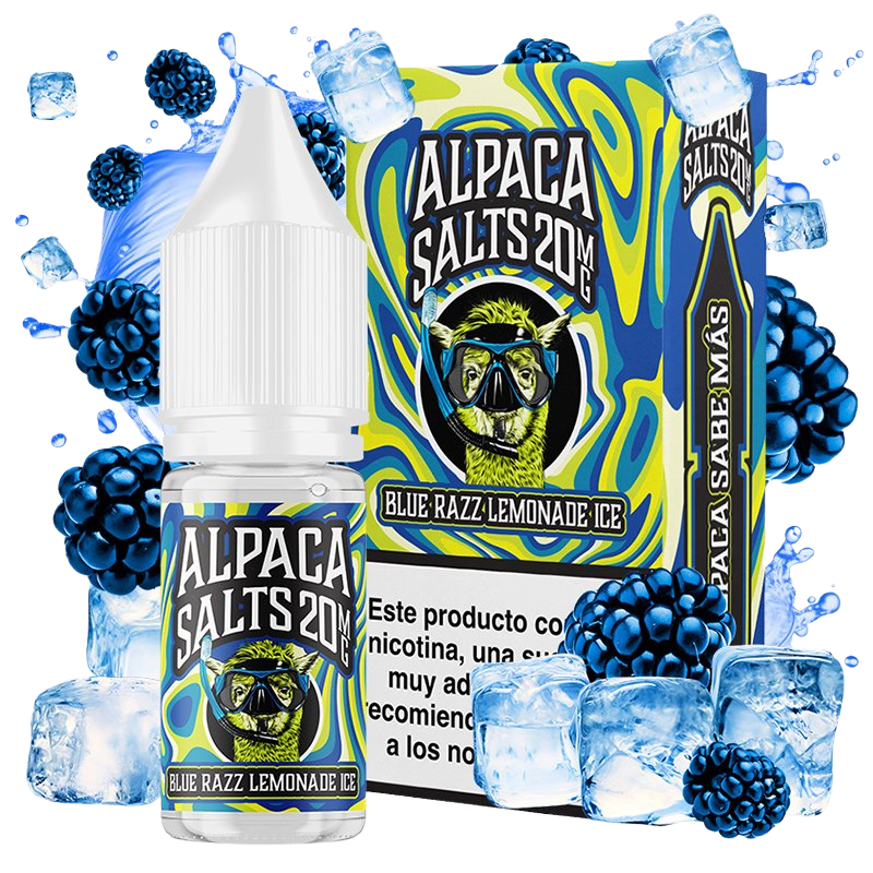 Alpaca Salts Blue Razz Lemonade Ice 10ml – Frambuesa Azul y Limonada