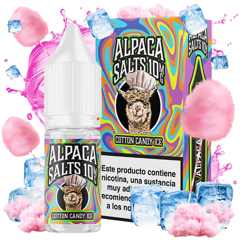 Alpaca ice Cotton Candy Ice sales de nicotina 10mg 10ml