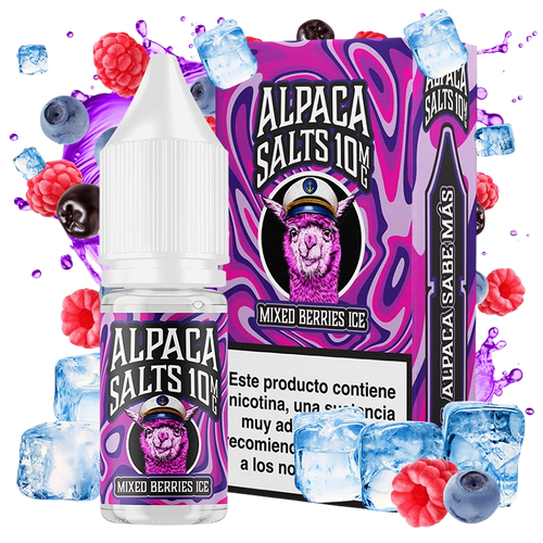 Alpaca Salts Mixed Berries Ice 10ml – Frutas del Bosque con Hielo