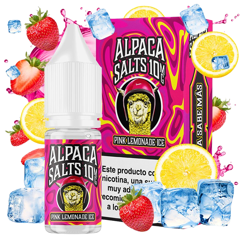 Alpaca Salts Pink Lemonade Ice 10ml – Limonada Rosa con Hielo