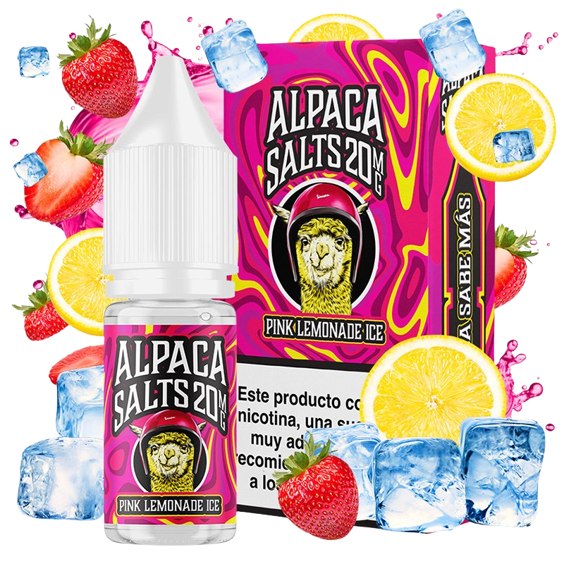 Alpaca Salts Pink Lemonade Ice 10ml – Limonada Rosa con Hielo