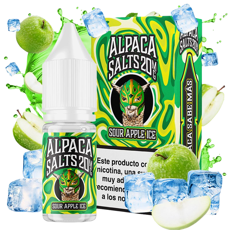 Alpaca ice Sour Apple Ice sales de nicotina 20mg 10ml