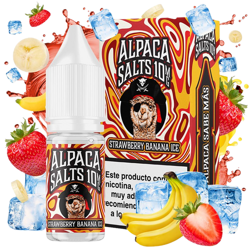 Alpaca ice Strawberry Banana Ice sales de nicotina 10mg 10ml