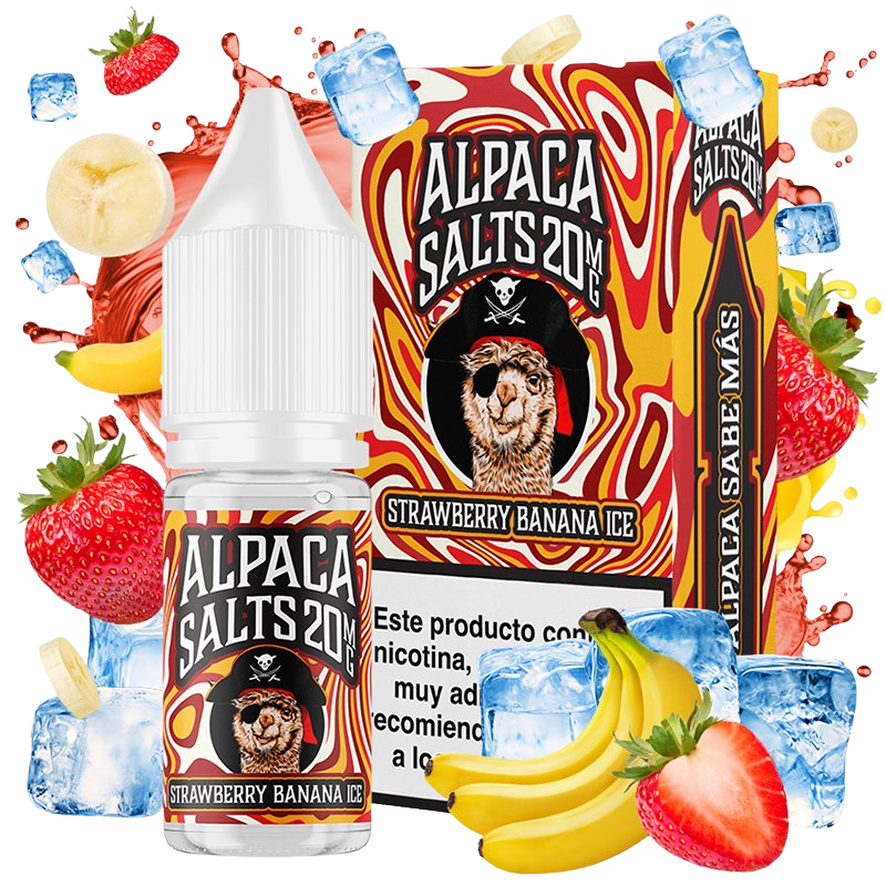 Alpaca ice Strawberry Banana Ice sales de nicotina 20mg 10ml