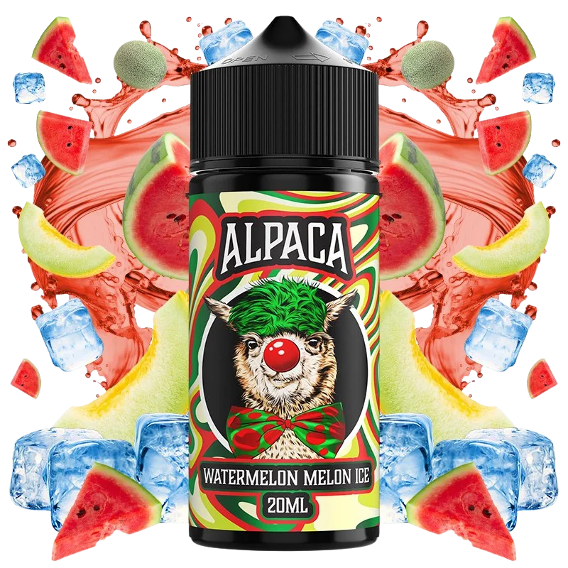 Alpaca Watermelon Melon Ice Longfill 20ml aroma sabor sandía melón hielo