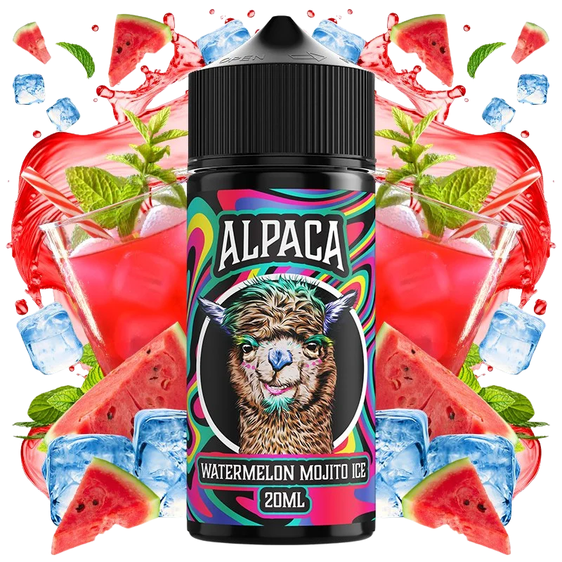 Alpaca Watermelon Mojito Ice Longfill 20ml aroma sabor sandía mojito hielo
