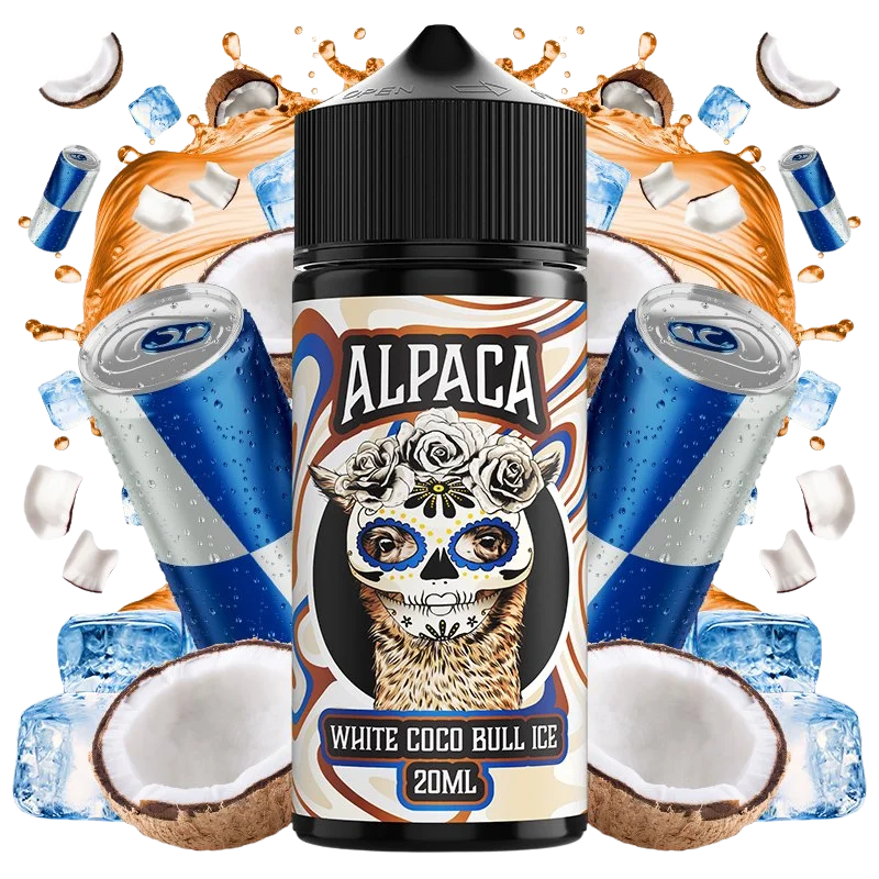 Alpaca White Coco Bull Ice Longfill 20ml aroma sabor coco blanco energy hielo
