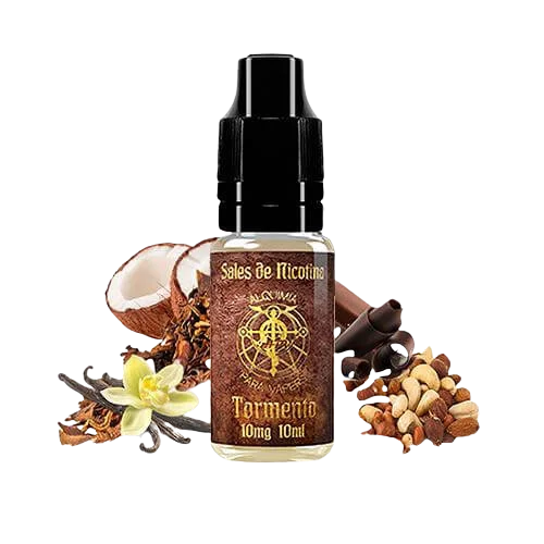 Alquimia Para Vapers Tormento sales de nicotina 10mg 10ml tabaco dulce