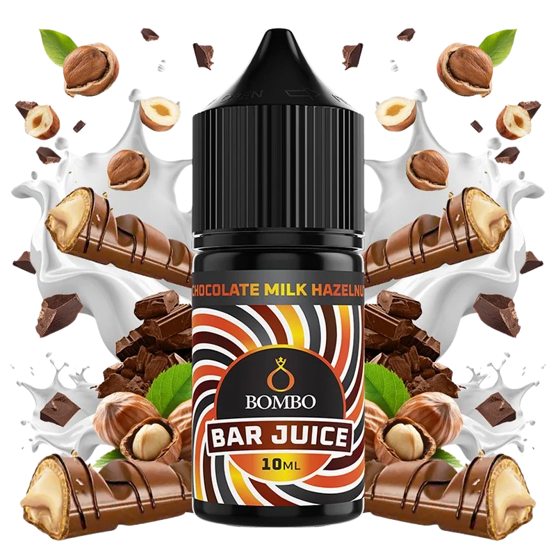 Bombo Bar Juice Chocolate Milk Hazelnut mini longfill 10ml chocolate avellana