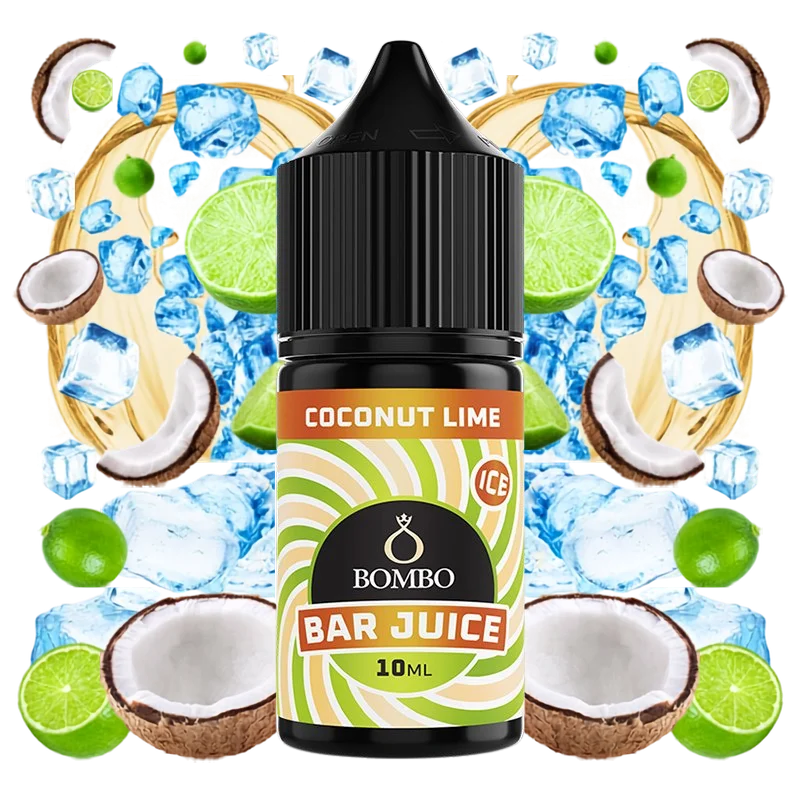 Bombo Bar Juice Coconut Lime Ice mini longfill 10 ml sabor coco lima hielo