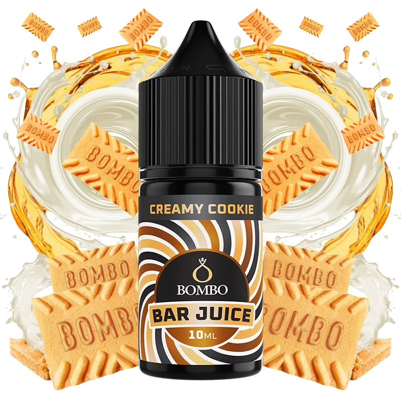 Bombo Bar Juice Creamy Cookie mini longfill 10ml galleta y crema
