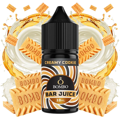 Bombo Bar Juice Creamy Cookie mini longfill 10ml galleta y crema
