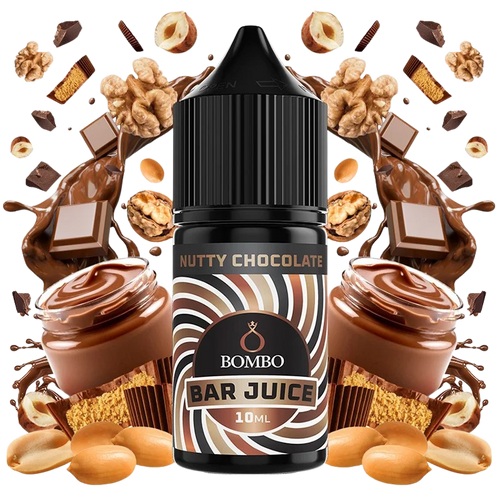 Bombo Bar Juice Nutty Chocolate mini longfill 10ml chocolate frutos secos