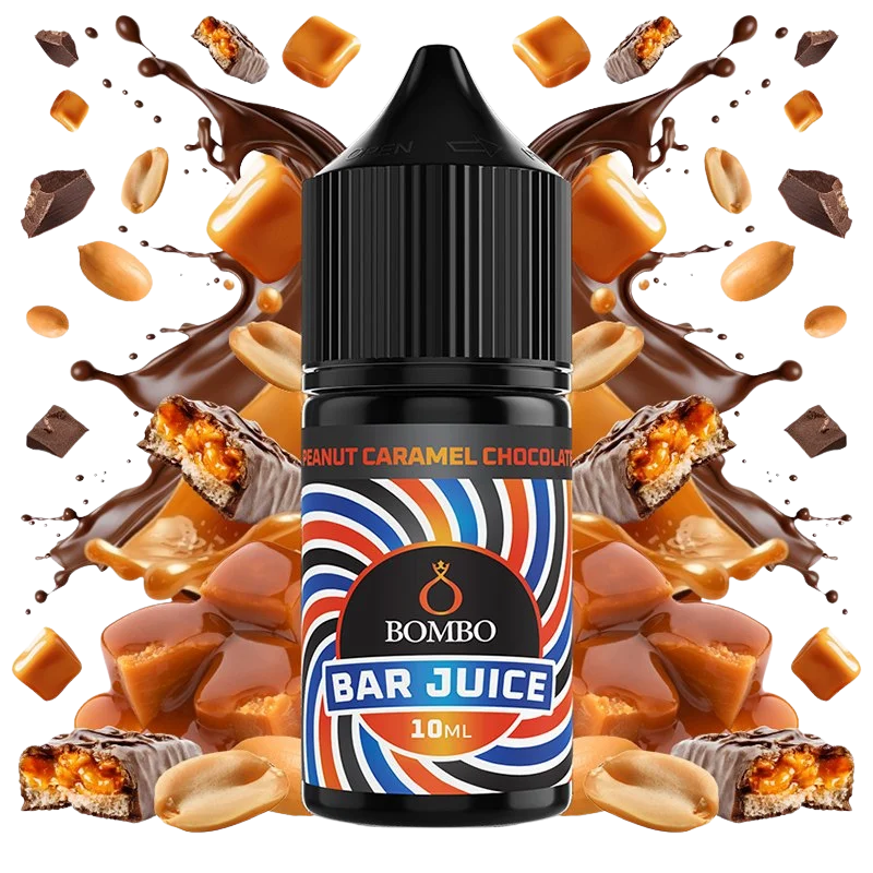 Bombo Bar Juice Peanut Caramel Chocolate mini longfill 10ml cacahuete caramelo y chocolate