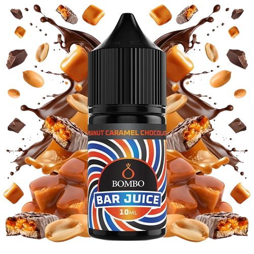 Bombo Bar Juice Peanut Caramel Chocolate mini longfill 10ml cacahuete caramelo y chocolate