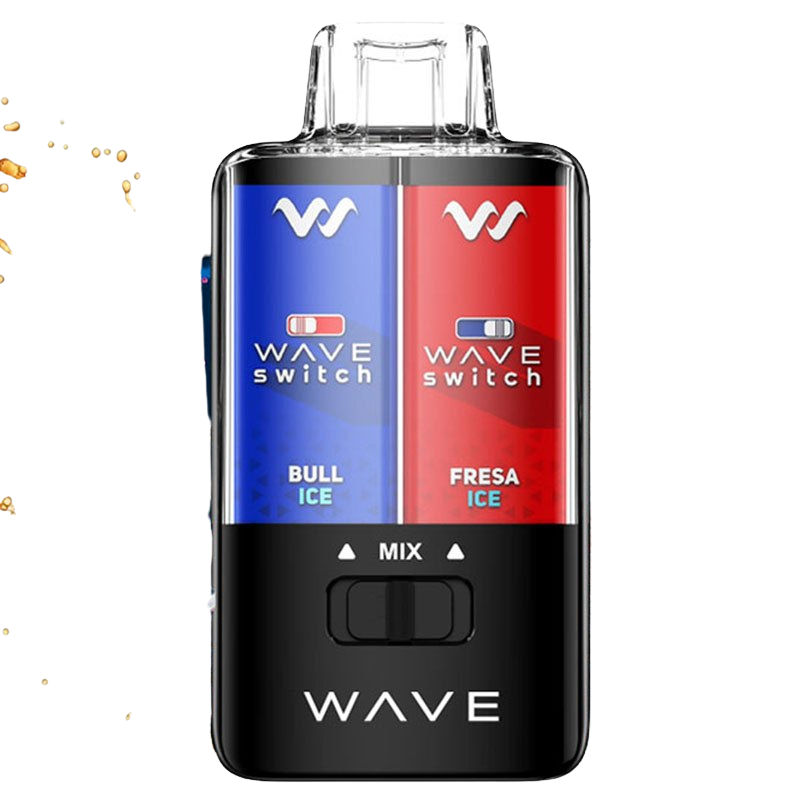 Pod desechable Fresa Ice Bull Ice 40.000puffs - Bud Vape Wave Switch sin nicotina