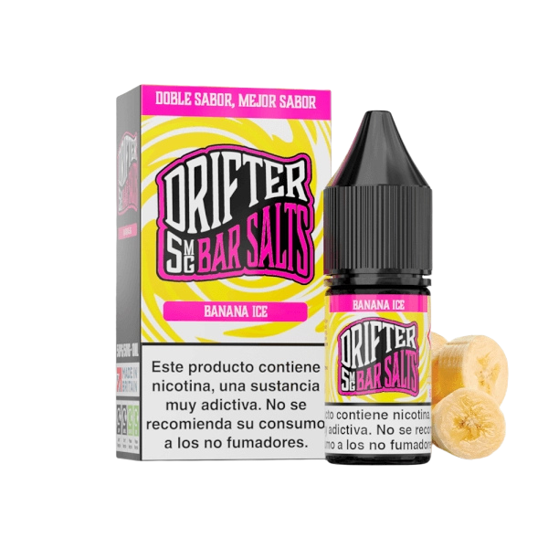 Drifter Bar Salts Banana Ice 10ml – Plátano Maduro con Toque de Hielo