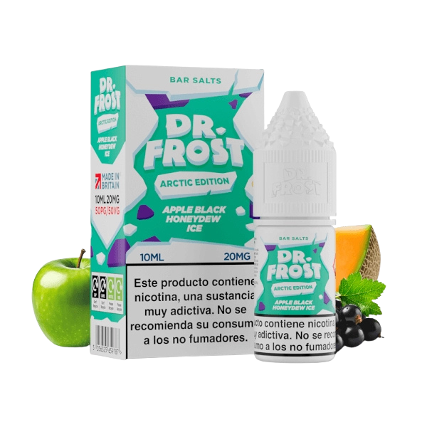 Dr Frost Salts Apple Black Honeydew Ice 10mg 10ml nic salt e-liquid sales de nicotina sabor manzana melón honeydew y hielo
