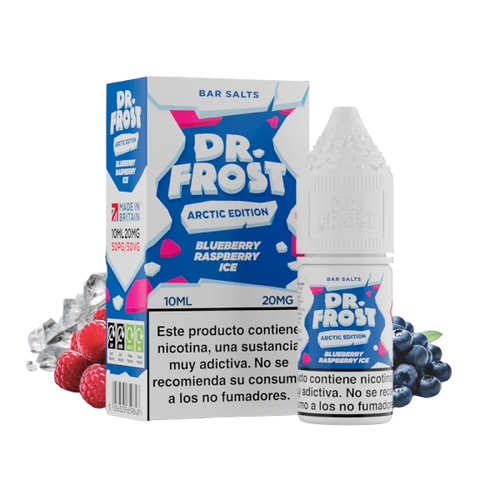 Dr Frost Salts Blueberry Raspberry Ice 10mg 10ml nic salt e-liquid sales de nicotina sabor arándano frambuesa y hielo