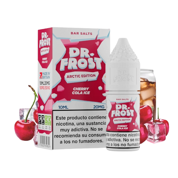 Dr Frost Salts Cherry Cola Ice 10mg 10ml nic salt e-liquid sales de nicotina sabor cereza cola y hielo